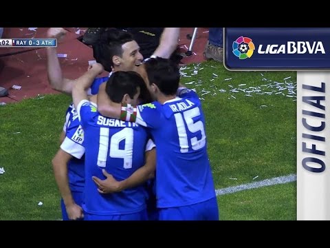 Free-kick goal of Herrera (0-3) Rayo Vallecano-Athletic Club