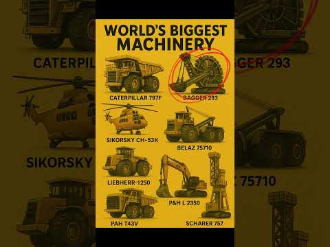 🚜 World’s Biggest Machines in Action! Caterpillar 797F & Bagger 293 🔥 | Mind-Blowing Giants
