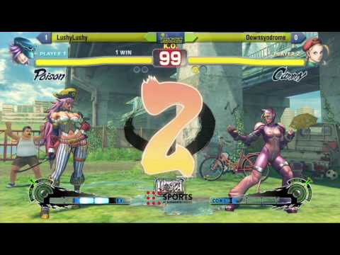 Elements Fighting Games Challenge #4 - USF4 - LushyLushy vs Downsyndrome