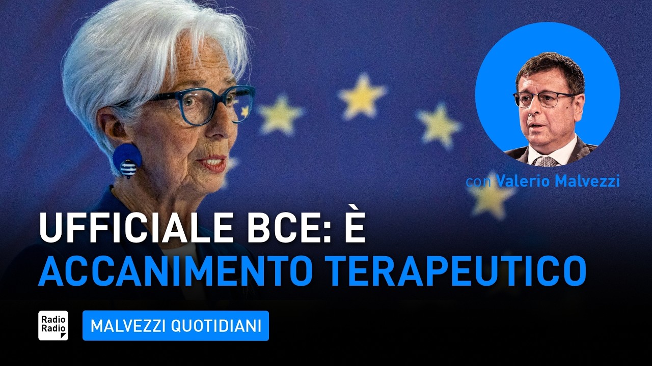 La BCE dà il via all'ACCANIMENTO TERAPEUTICO: poco importa quale sia il conto da pagare
