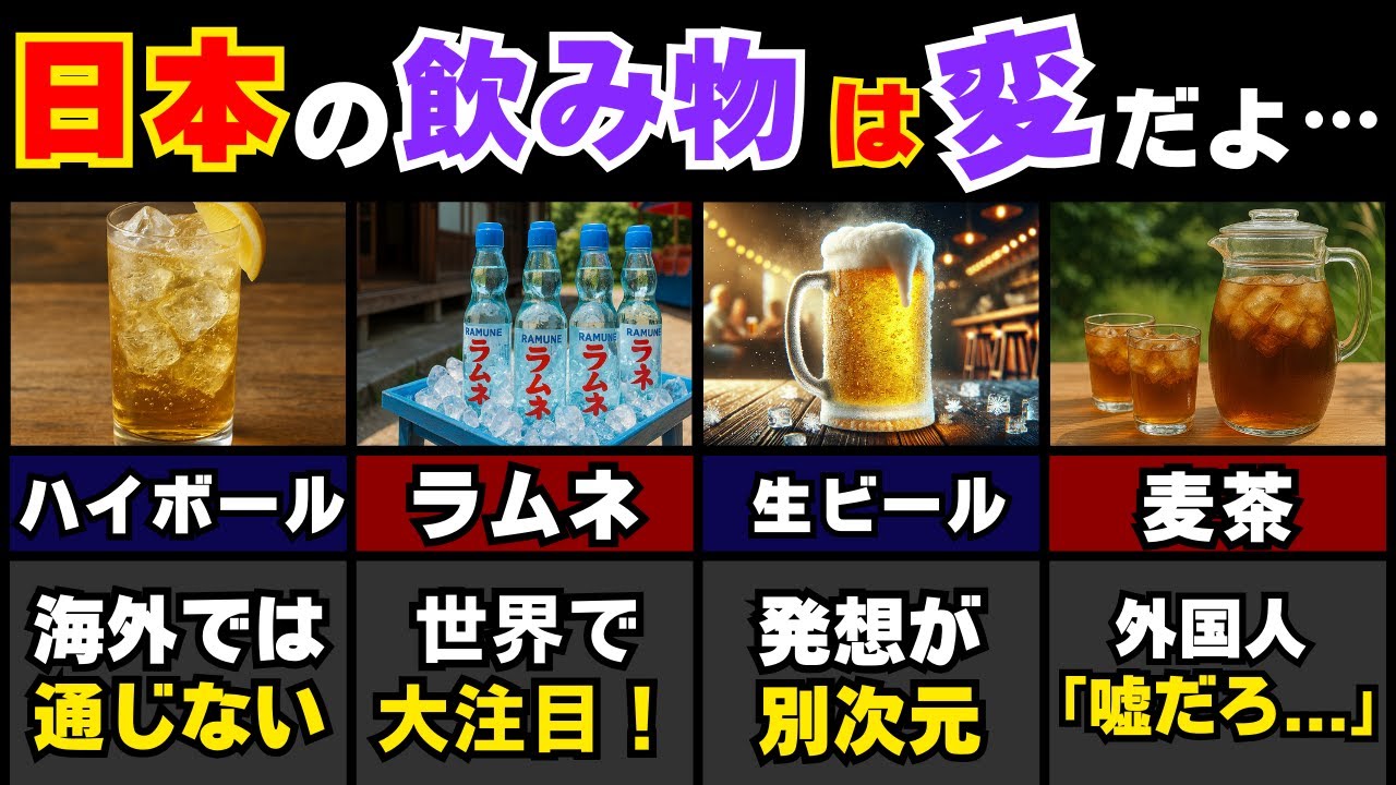 【海外の反応】「こんなの売ってるのかよ…」訪日外国人が唖然とした日本の特別な飲み物15選