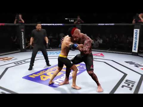 Bruce Lee Vs Lord Orc EA Sports UFC 2 Dragon Fights 🔥🐲 HD