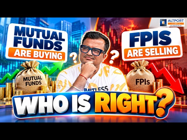 FPIs Are Selling. Mutual Funds Are Buying. What’s Really Happening?
