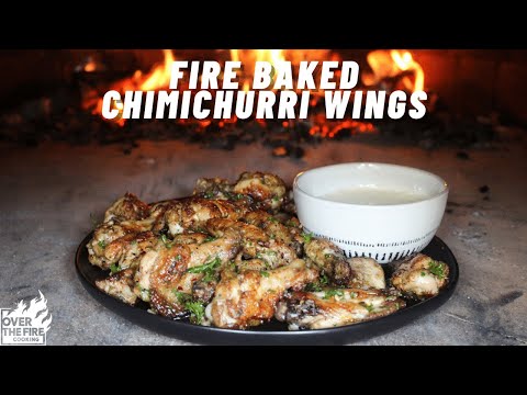 Fire Baked Chimichurri Wings Recipe! 🔥 #shorts