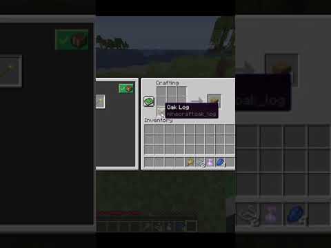 XTREME PANDA - How to Make a BROOM in Minecraft #Shorts