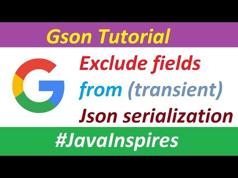 Gson Tutorial Excluding Fields From Json Serilization