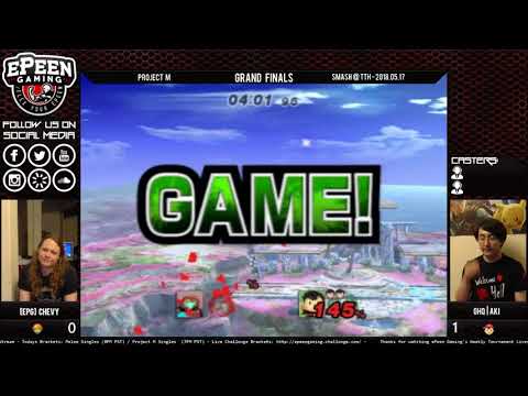 Smash @ TTH - [ePG] Chevy (Samus) Vs. GHQ | Aki (Ness) - Project M (Grand Finals)