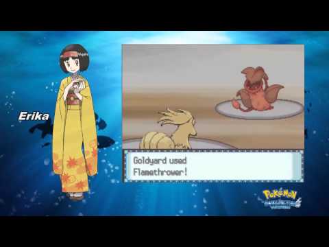 Pokemon SoulSilver Gym rematch VS gym leader Erika