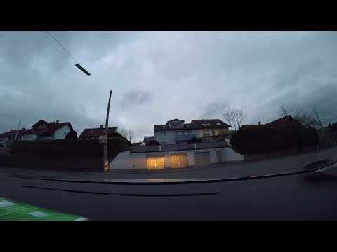 22.12.2017 Zeitraffer Autofahrt Aschaffenburg, Hösbach und zurück