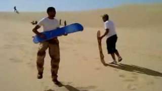 preview picture of video 'Great sandboarding in Egypt ...'