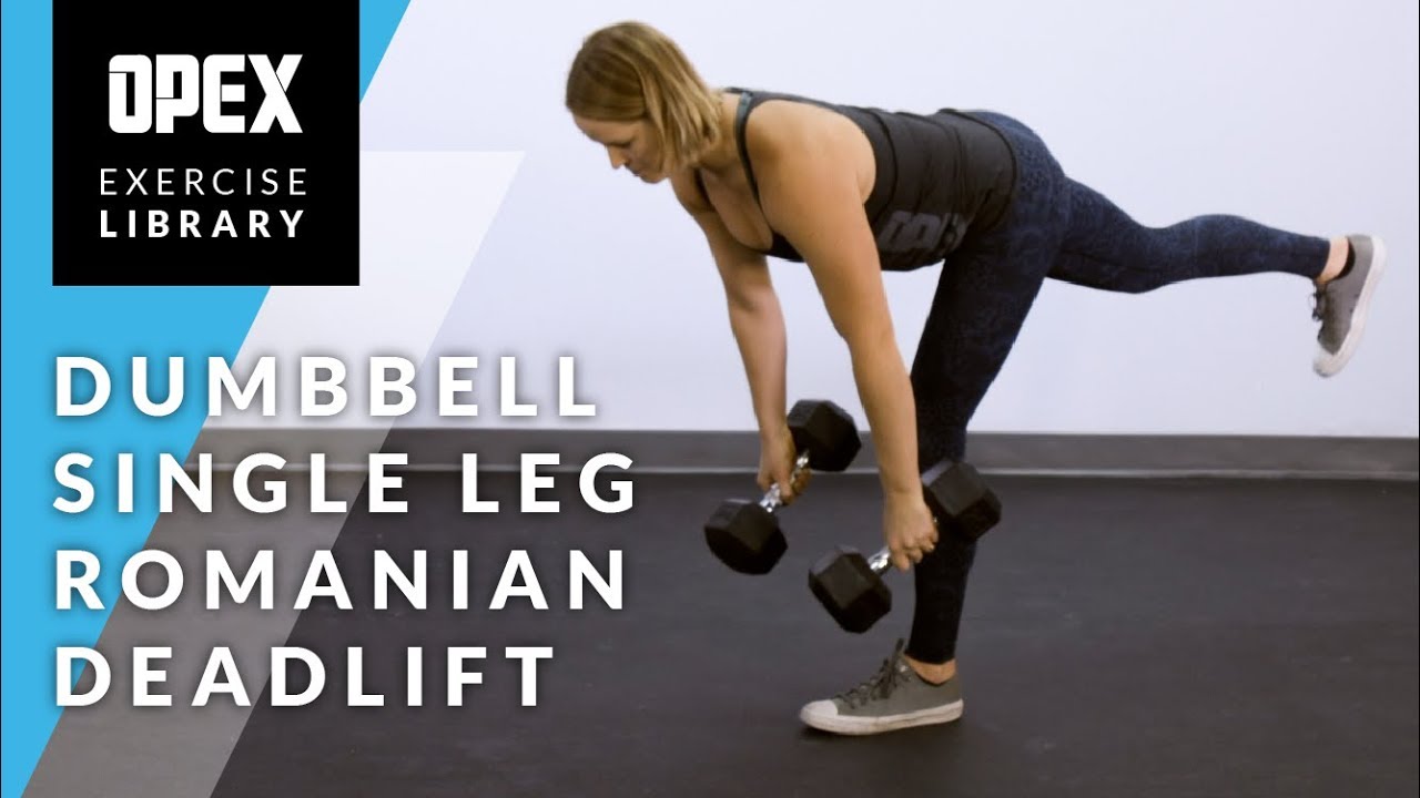 Single-Leg Dumbbell Romanian Deadlift