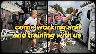 Come working with me and my son Michael and training with Big Les. ￼
