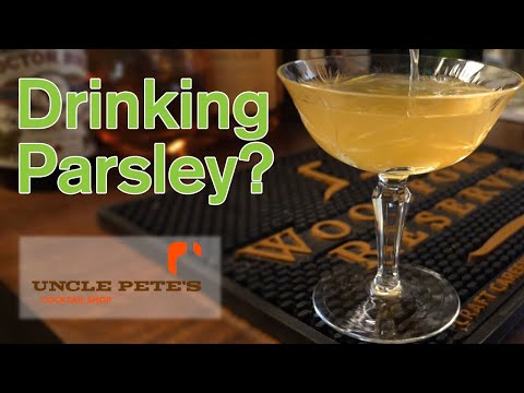 The best cocktail video about parsley ever?