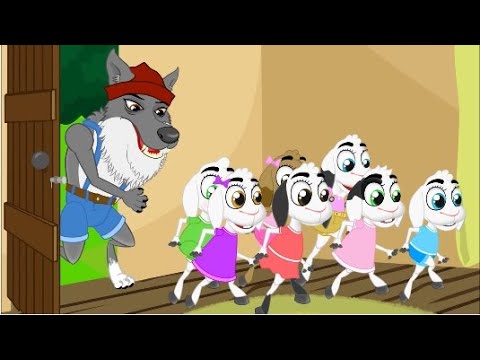 5 Masal Bir Arada Kesintisi - Kurt ve 7 Küçük Oğlak - Türkçe Masallar - Turkish Fairy Tales