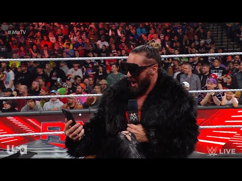 Seth Rollins attacks The Miz and calls Logan Paul - WWE RAW 2/27/2023