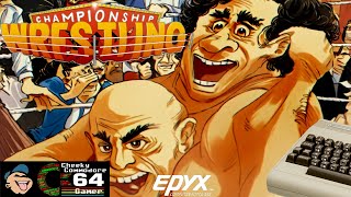 CHAMPIONSHIP WRESTLING – Commodore 64 (1986) | Epyx's Arcade-Style Wrestling Action