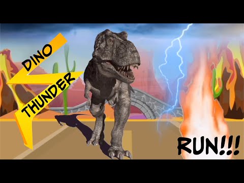 Jurassic Chase - Brain Break (GoNoodle Inspired Fitness Game)