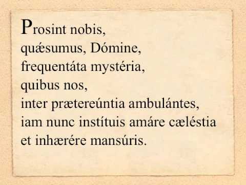 Dominica I Adventus - Oratio post communionem