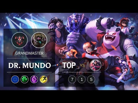 Dr. Mundo Top vs Irelia - EUW Grandmaster Patch 9.6