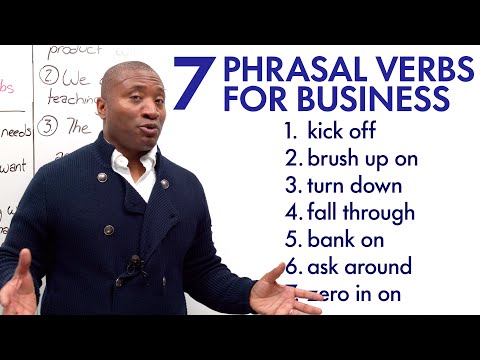7 個常用商務短語 (7 Common PHRASAL VERBS for Business)