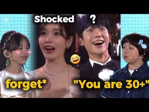IU and JungHaein hilarious reactions over babies speeches in Baeksang Arts Awards 2025