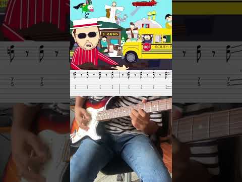 South Park Theme GUITAR cover with TABS