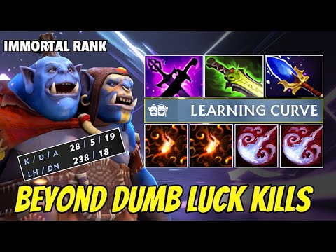 Insane 28 Kills Ogre Magi - Beyond Dumb Luck Kills Destroy SK Mid! | Dota 2 Pro Highlights - 7.39b