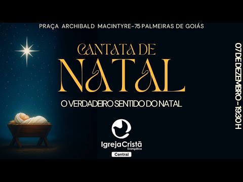 Culto celebração  - Igreja Cristã Evangélica de Palmeiras de Goiás. 07 /12/2025