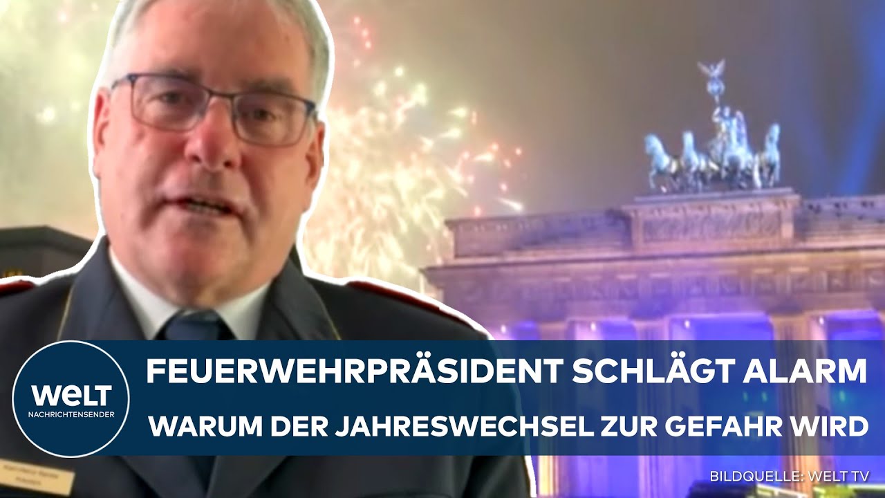 DEUTSCHLAND: Illegale Böller - Feuerwehrpräsident schlägt Alarm - Sorge vor bundesweiter Eskalation