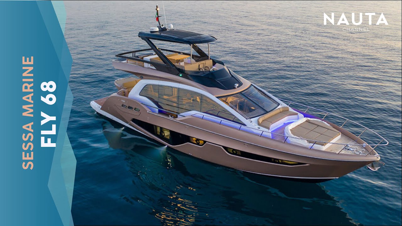 Sessa Marine - F68 Gullwing - POV Yacht tour
