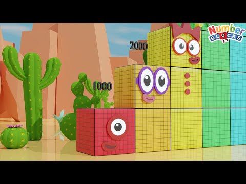 Looking for Numberblocks Step Squad 1000 to 10,000 Standing Tall Numberblocks Number Pattern