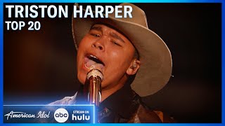 Triston Harper: Original Song &quot;H-O-P-E&quot;, Hold On Pain Ends - American Idol 2024