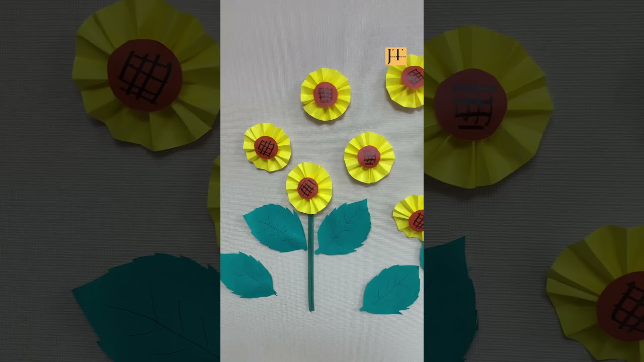 Easy #sunflower  #origami #shorts