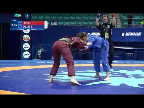 Round 2 Women's GP GI - 64 kg: T. HRYNKO (UKR) v. S. GALLINI (ITA)