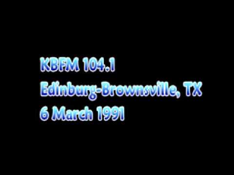 KBFM 104.1 Edinburg-McAllen-Brownsville, TX - 6 March 1991