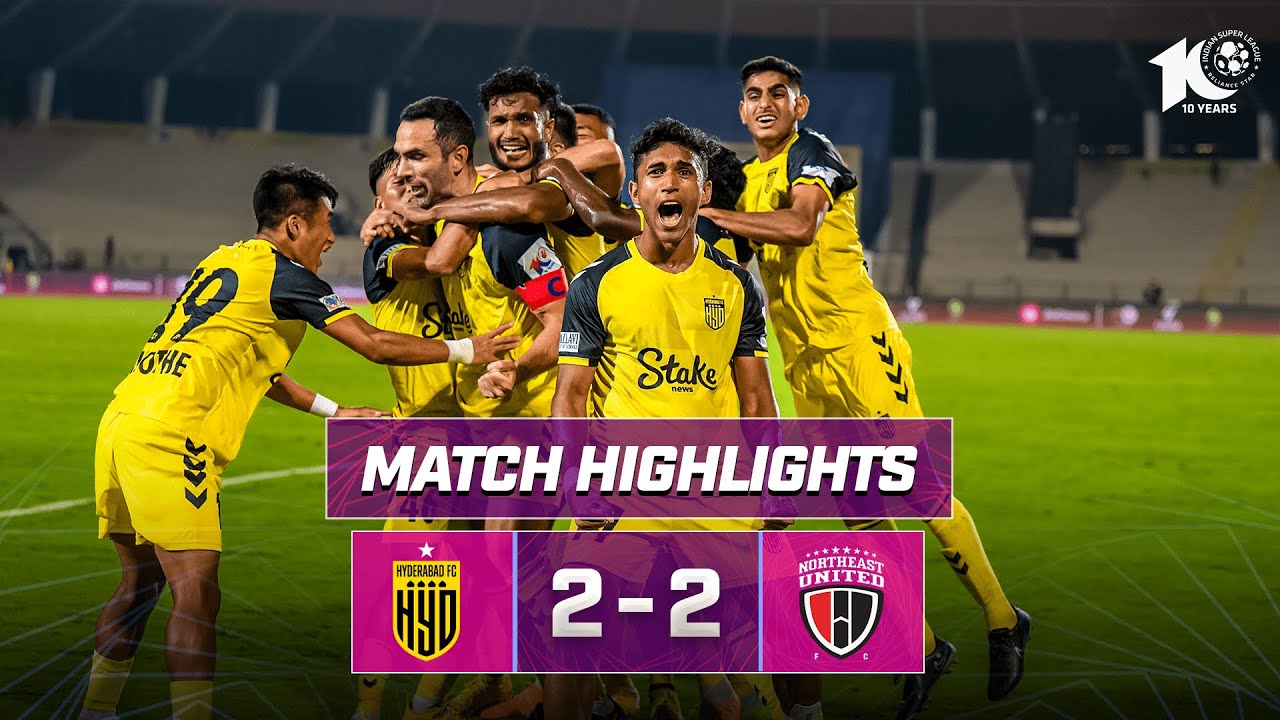 Hyderabad vs NorthEast United highlights