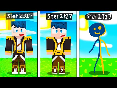 MI TRASFORMO IN UN CARTONE ANIMATO SU MINECRAFT! *BIG VANILLA*