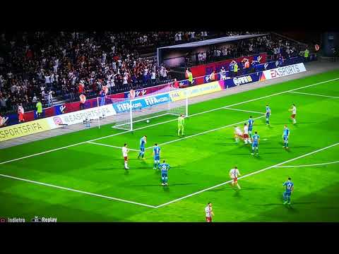 SD Huesca's Lluís Sastre spectacular volley at FIFA18 against my brother
