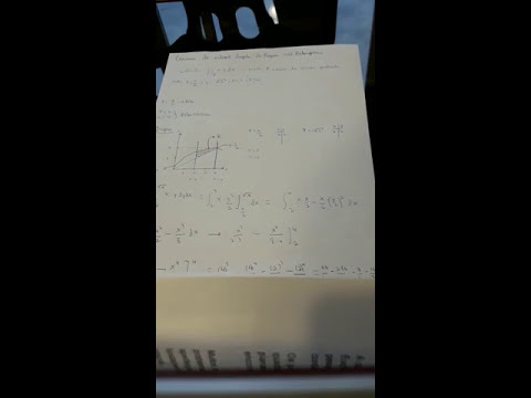 Exercício de integral dupla de Regiões não Retangulares