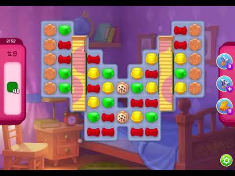 HomeScapes Level 2152 no boosters (18 moves)