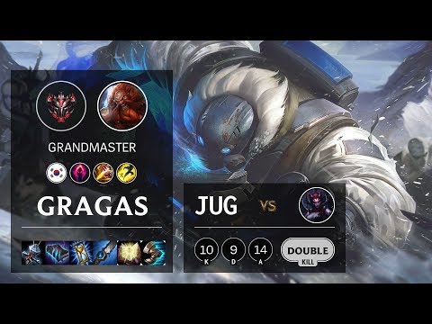 Gragas Jungle vs Elise - KR Grandmaster Patch 10.5