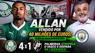 🟢🔥 PALMEIRAS FATURA FORTUNA! Allan é vendido ao Manchester City por €40 milhões!