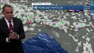 First to Know Forecast: Sun and a spot shower Thursday (04/24/2024)