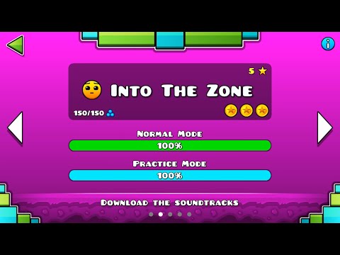 NEW Geometry Dash Breeze - Into The Zone 100% (All Coins)