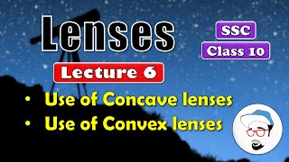 LENSES Lecture 6 Class 10 SSC  Use of concave and 
