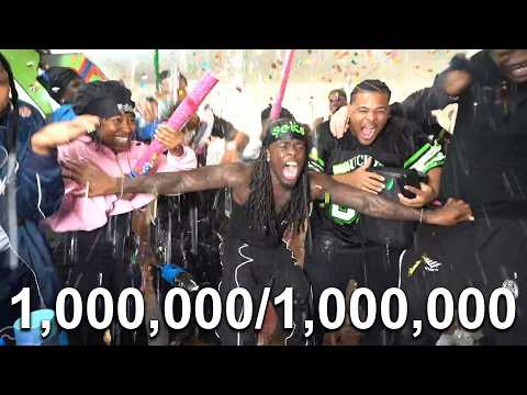 Kai Cenat Hits 1,000,000 Twitch Subscribers!