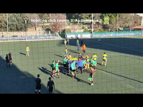 Toulon Football présente Championnat U17r Sporting club Toulon reçois As Gémenos les 6 but du Match