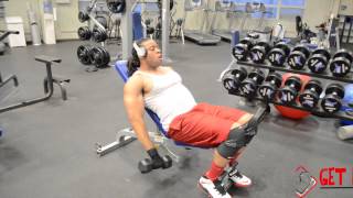 Front Incline Dumbbell Raise exercise video thumbnail