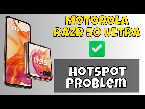 Motorola Razr 50 Ultra Hotspot Problem Fix || How to solve the hotspot issues || Hotspot not working