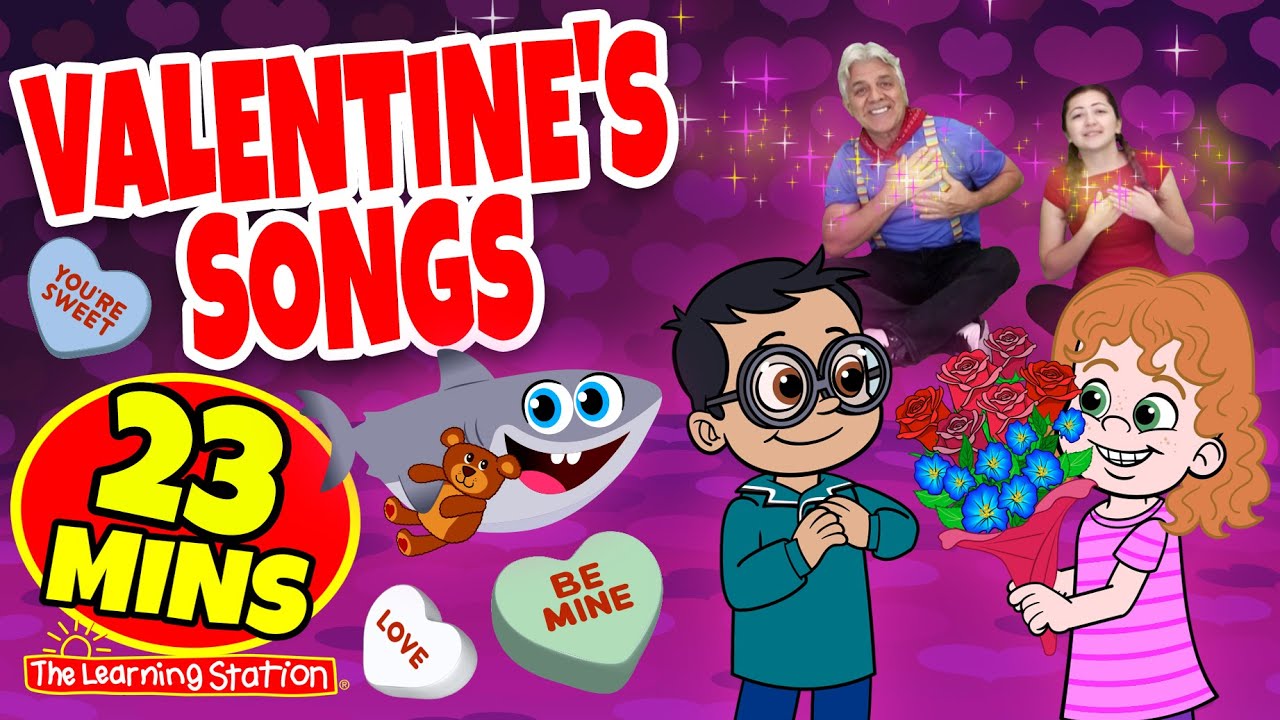 Valentine's Songs ♫ Be My Valentine's Songs ♫ Valentine's Day ♫ Kids Songs by The Learning Station